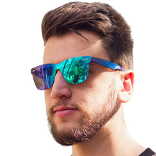 Load image into Gallery viewer, Sunglasses Men Vintage Square One-piece Lens Stylish