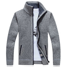 Load image into Gallery viewer, Winter Thick Knitted Sweater Coat Cardigan Fleece Full Zip