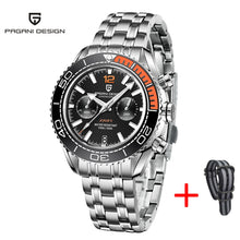 Load image into Gallery viewer, PAGANI DESIGN Stainless Steel Men Quartz Wristwatches Waterproof 100m Sapphire Glass
