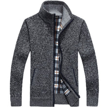 Load image into Gallery viewer, Winter Thick Knitted Sweater Coat Cardigan Fleece Full Zip
