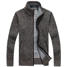 Load image into Gallery viewer, Winter Thick Knitted Sweater Coat Cardigan Fleece Full Zip
