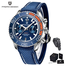 Load image into Gallery viewer, PAGANI DESIGN Stainless Steel Men Quartz Wristwatches Waterproof 100m Sapphire Glass