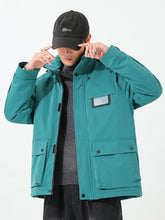 Load image into Gallery viewer, Winter Multi-Pockets Warm Parka Jacket Plus Size 8XL Hooded Waterproof Windbreaker