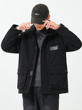 Load image into Gallery viewer, Winter Multi-Pockets Warm Parka Jacket Plus Size 8XL Hooded Waterproof Windbreaker