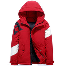 Load image into Gallery viewer, Winter Jacket Mens Quality Thermal Thick Coat Snow blue Parka Warm Outwear