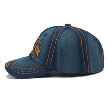 Load image into Gallery viewer, Denim Jeans Vintage Men Baseball Cap Snapback Caps
