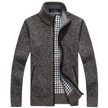 Load image into Gallery viewer, Winter Thick Knitted Sweater Coat Cardigan Fleece Full Zip
