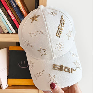 C-Letter Embroidered Baseball Cap Fashion Couple Snapback Sun