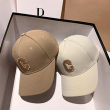 Load image into Gallery viewer, C-Letter Embroidered Baseball Cap Fashion Couple Snapback Sun
