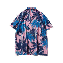 Load image into Gallery viewer, Men&#39;s Hawaiian Shirt Men 2022 Summer Coconut Tree Print Lapel Holiday Short Sleeve Casual Shirts
