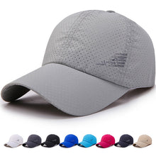 Load image into Gallery viewer, Men&#39;s Summer Baseball Cap Quick Drying Hats Breathable Sport Snapback
