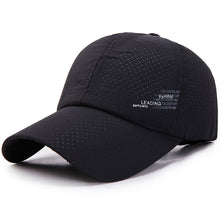 Load image into Gallery viewer, Men&#39;s Summer Baseball Cap Quick Drying Hats Breathable Sport Snapback
