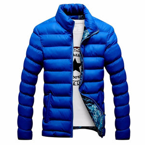 Parka Autumn Winter Warm Outwear Slim Mens Coats Casual Windbreaker