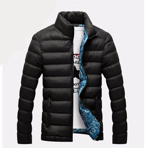 Parka Autumn Winter Warm Outwear Slim Mens Coats Casual Windbreaker