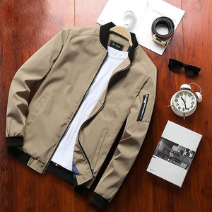 Spring Autumn jacket Casual Slim Fit Overcoats