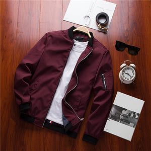 Spring Autumn jacket Casual Slim Fit Overcoats