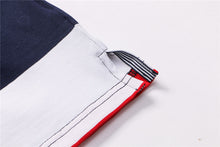 Load image into Gallery viewer, Polo New style Fashion Summer Men Wide stripe Casual embroidery Short sleeve
