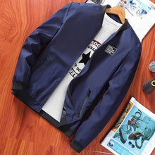 Load image into Gallery viewer, Bomber Zipper Jacket Winter Fleece Warm Coats Casual Streetwear
