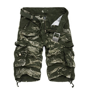 Men's Shorts Camouflage Cotton Loose Casual Short Pants