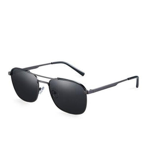 New Classic Square Polarized Sunglasses Men Driving Metal Frame