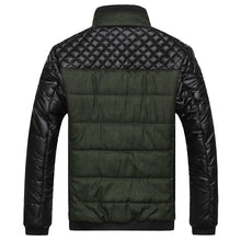 Load image into Gallery viewer, Winter Jackets and Coats PU Patchwork Designer Jackets Outerwear
