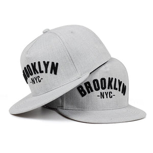 Men's Brooklyn Cap Snapback Casual Sun Baseball Hat