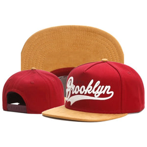 Men's Brooklyn Cap Snapback Casual Sun Baseball Hat