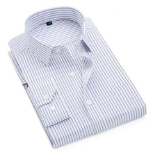 Load image into Gallery viewer, Men&#39;s Striped Long Sleeved Formal  Shirts
