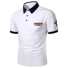 Load image into Gallery viewer, Polo Shirt Short Sleeve Contrast Color Casual Fashion
