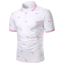 Load image into Gallery viewer, Polo Shirt Short Sleeve Contrast Color Casual Fashion
