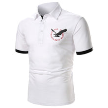 Load image into Gallery viewer, Polo Shirt Short Sleeve Contrast Color Casual Fashion
