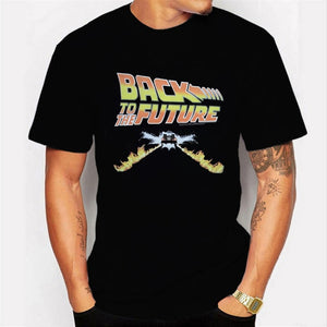 T- Shirts Back To Future  Short Sleeve Streetwear