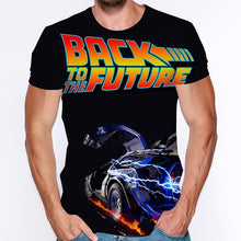 Load image into Gallery viewer, T- Shirts Back To Future  Short Sleeve Streetwear
