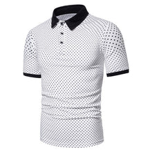 Load image into Gallery viewer, Polo Shirt Short Sleeve Contrast Color Casual Fashion
