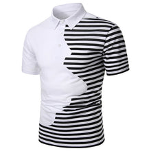 Load image into Gallery viewer, Polo Shirt Short Sleeve Contrast Color Casual Fashion
