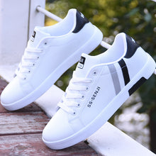 Load image into Gallery viewer, Trendy Men&#39;s Sneakers Casual Shoes Sports White Lace-Up Running Walking
