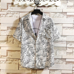 Mens Set Short Sleeve Hawaiian Shirt Shorts Casual Floral Beach Two Piece Suit New Fashion Hawaii
